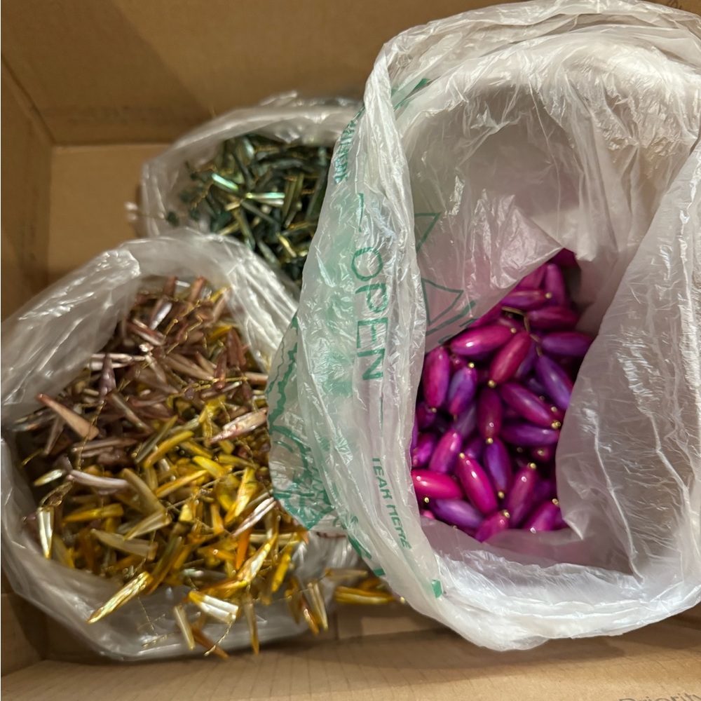 Bulk of handmade high quality beaded branches for crafts events Decor project